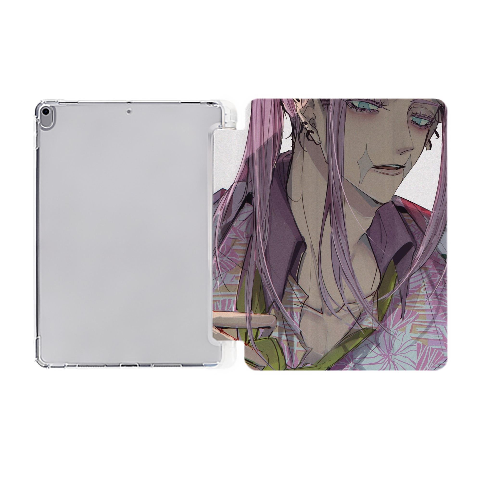 （画像用） 東京リベンジャーズ Tokyo Revengers IPad ケース ペン収納付き 三つ折りスタンド PUレザー×シリコン 対応機種9.5/10.5/10.9インチ
